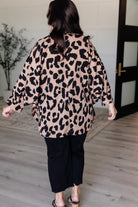 Jodifl She's Got Eyes of Gold Batwing Leopard Print Blouse Shirts & Tops