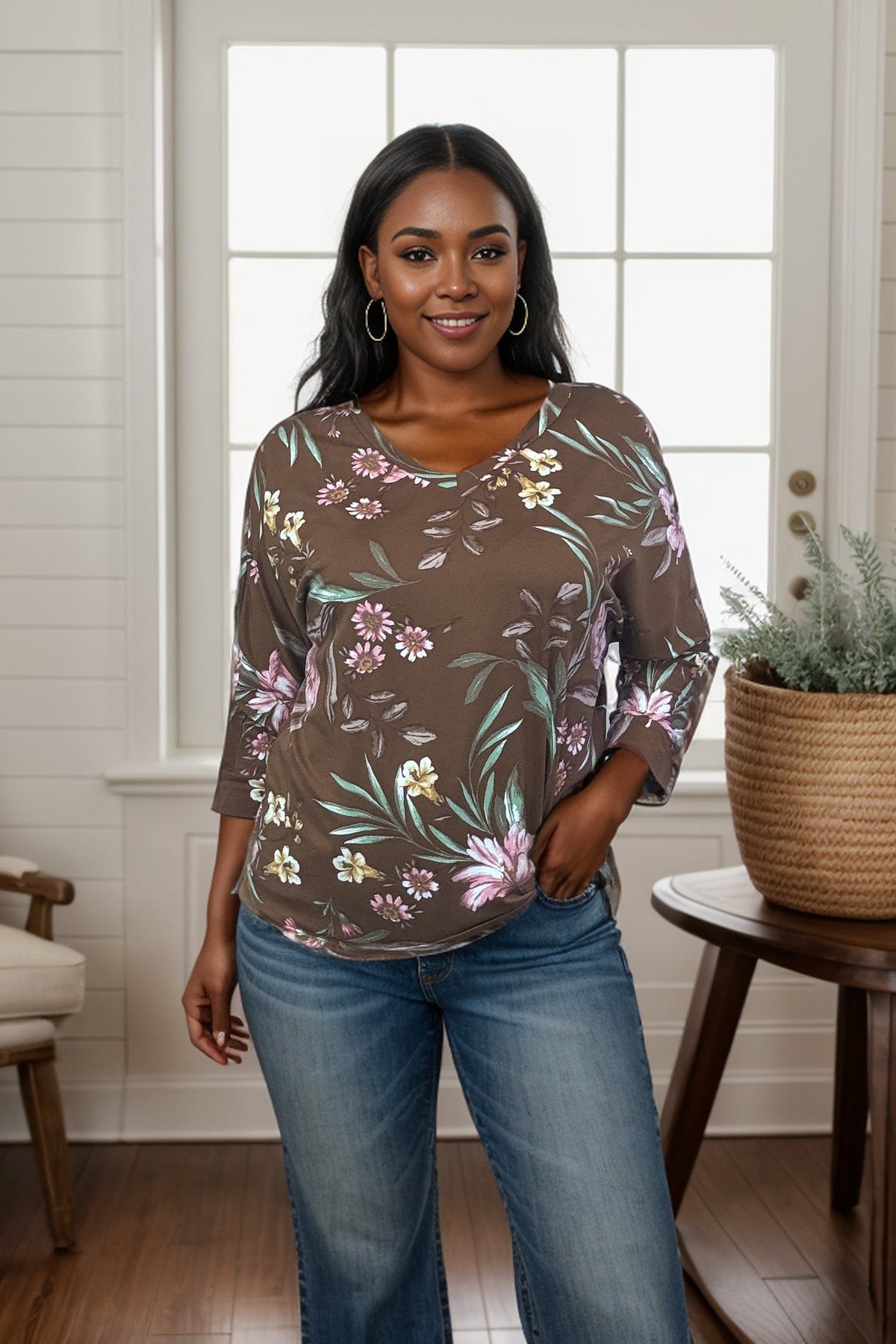 Honey Me Signs of Love Floral Dolman