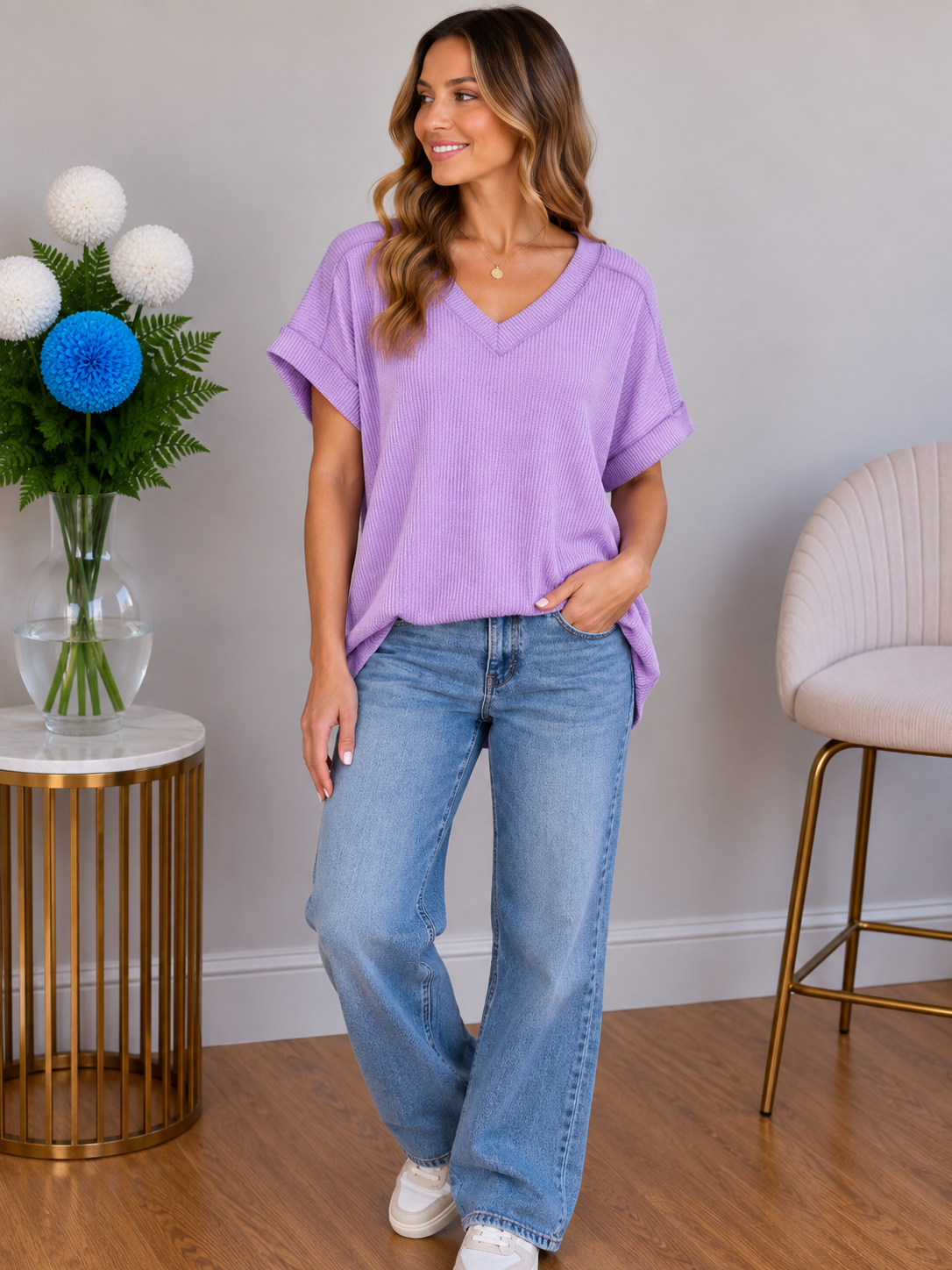 Heimish Simply Lavender Top