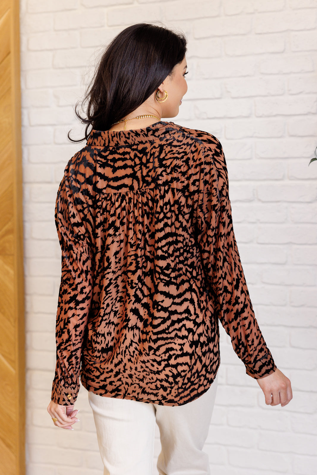 Jodifl So Fierce Animal Print Blouse Blouses