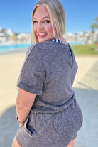 One Eleven North So Sure Short Sleeve Romper Jumpsuits & Rompers