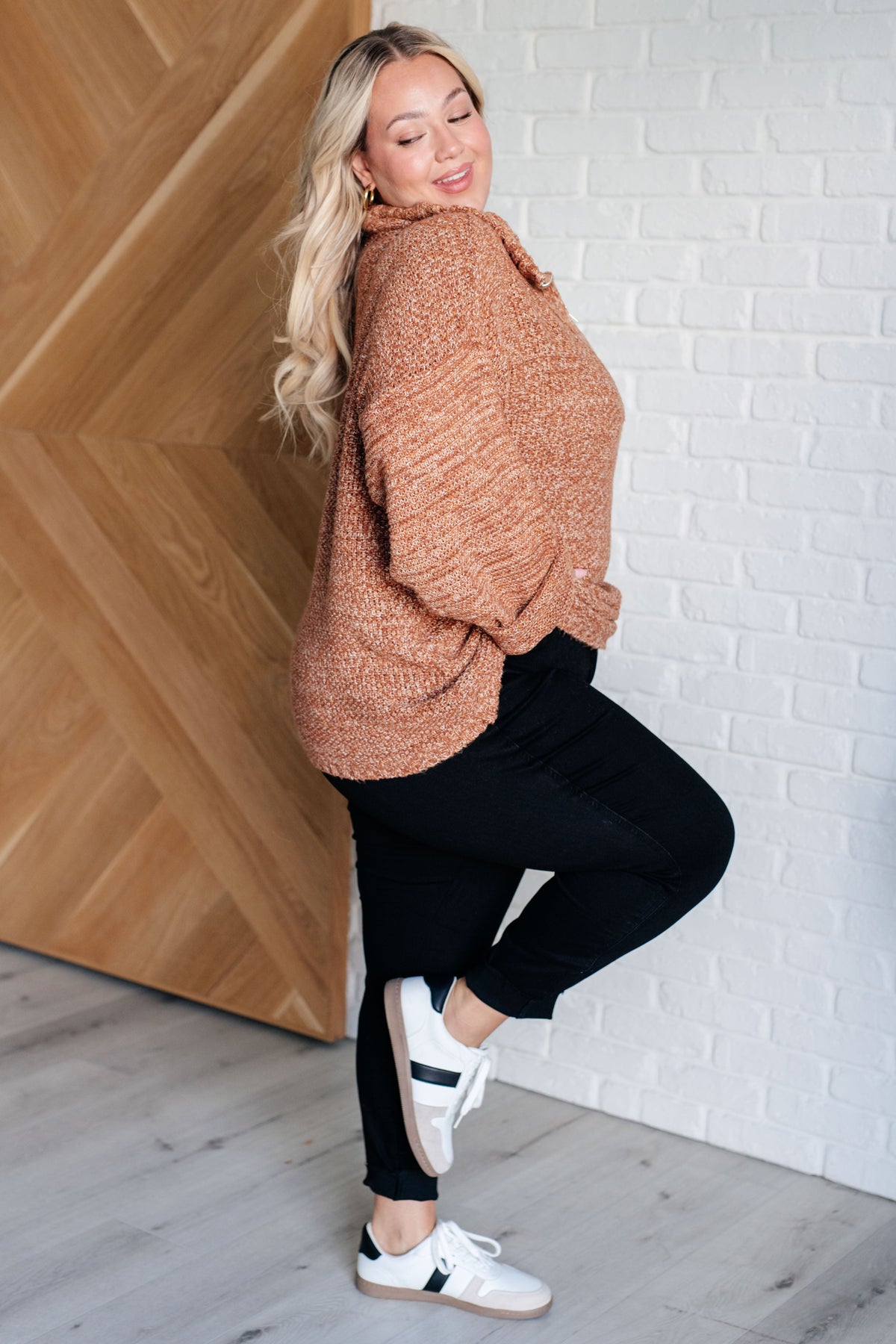 Haptics Something's Got a Hold On Me Oversized Sweater Tops
