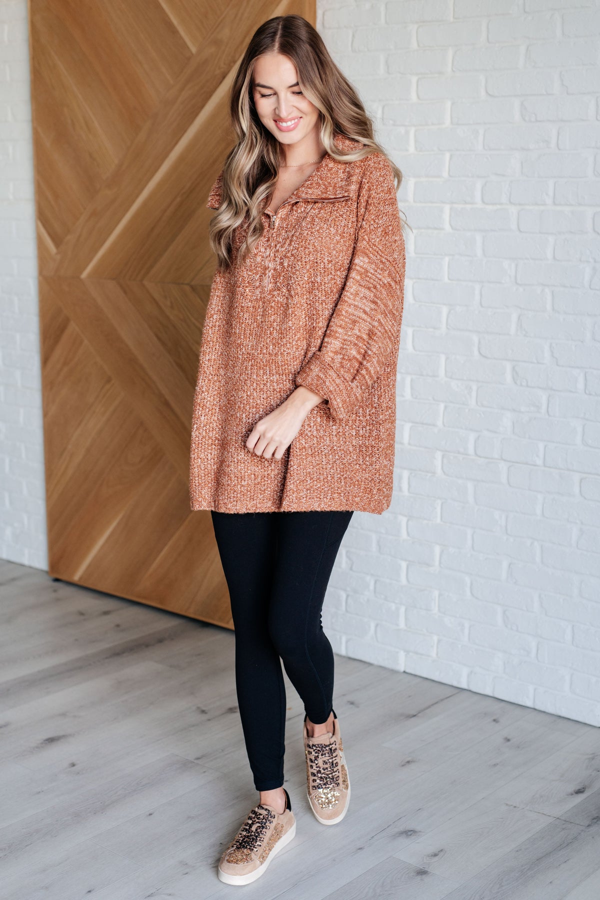 Haptics Something's Got a Hold On Me Oversized Sweater Tops