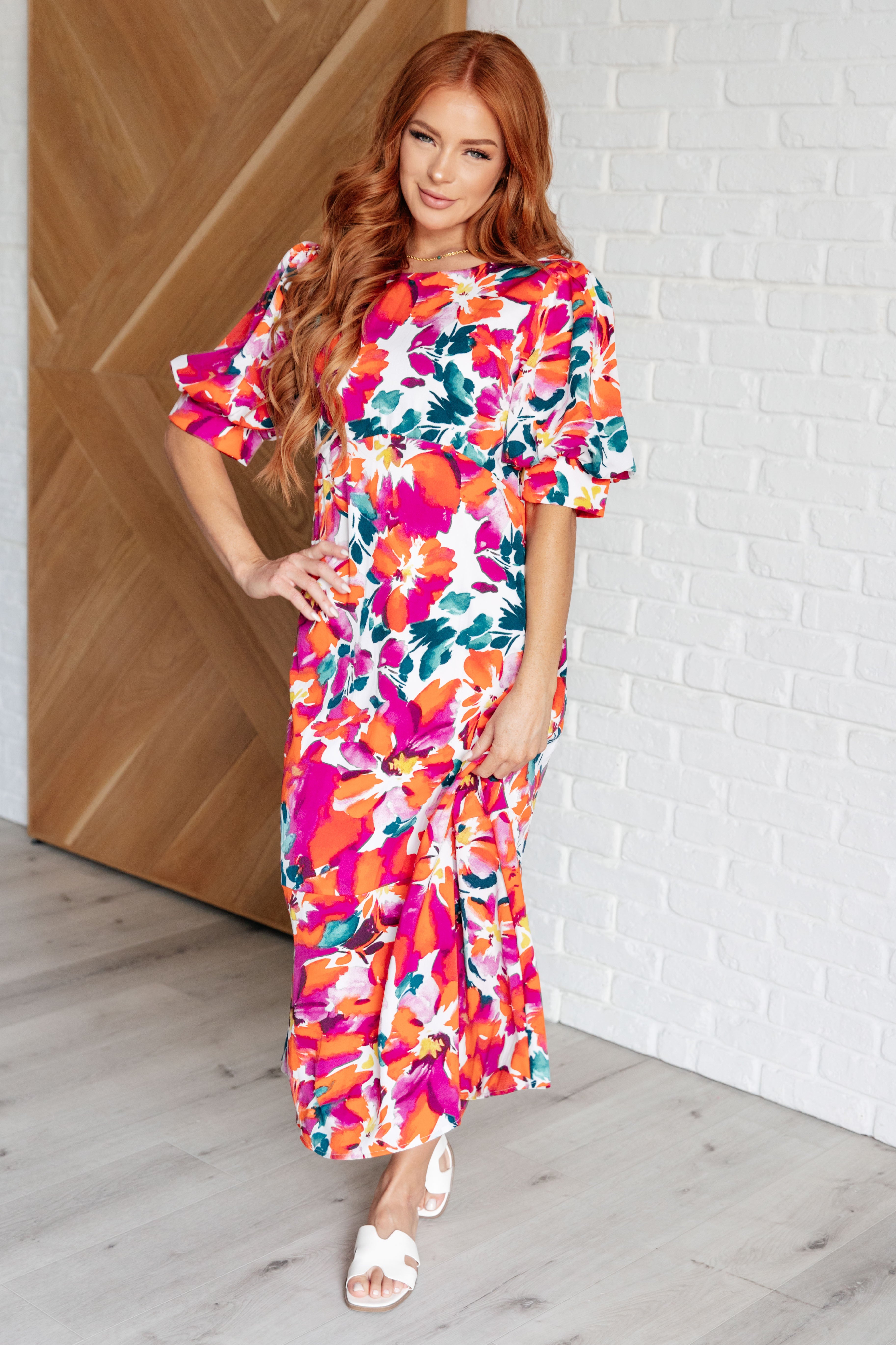 Center & Main Stroll in the Park Floral Dress Dresses