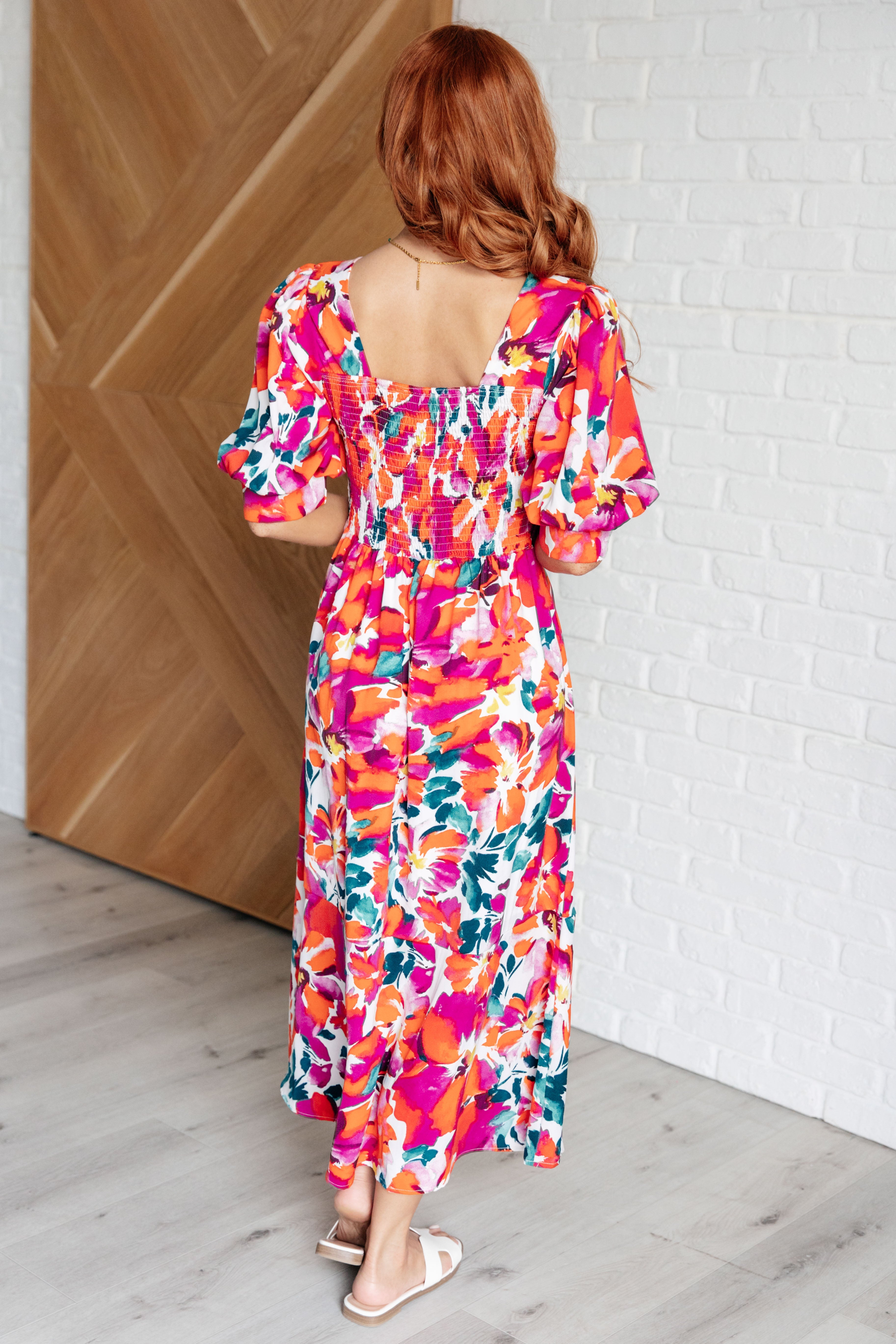 Center & Main Stroll in the Park Floral Dress Dresses