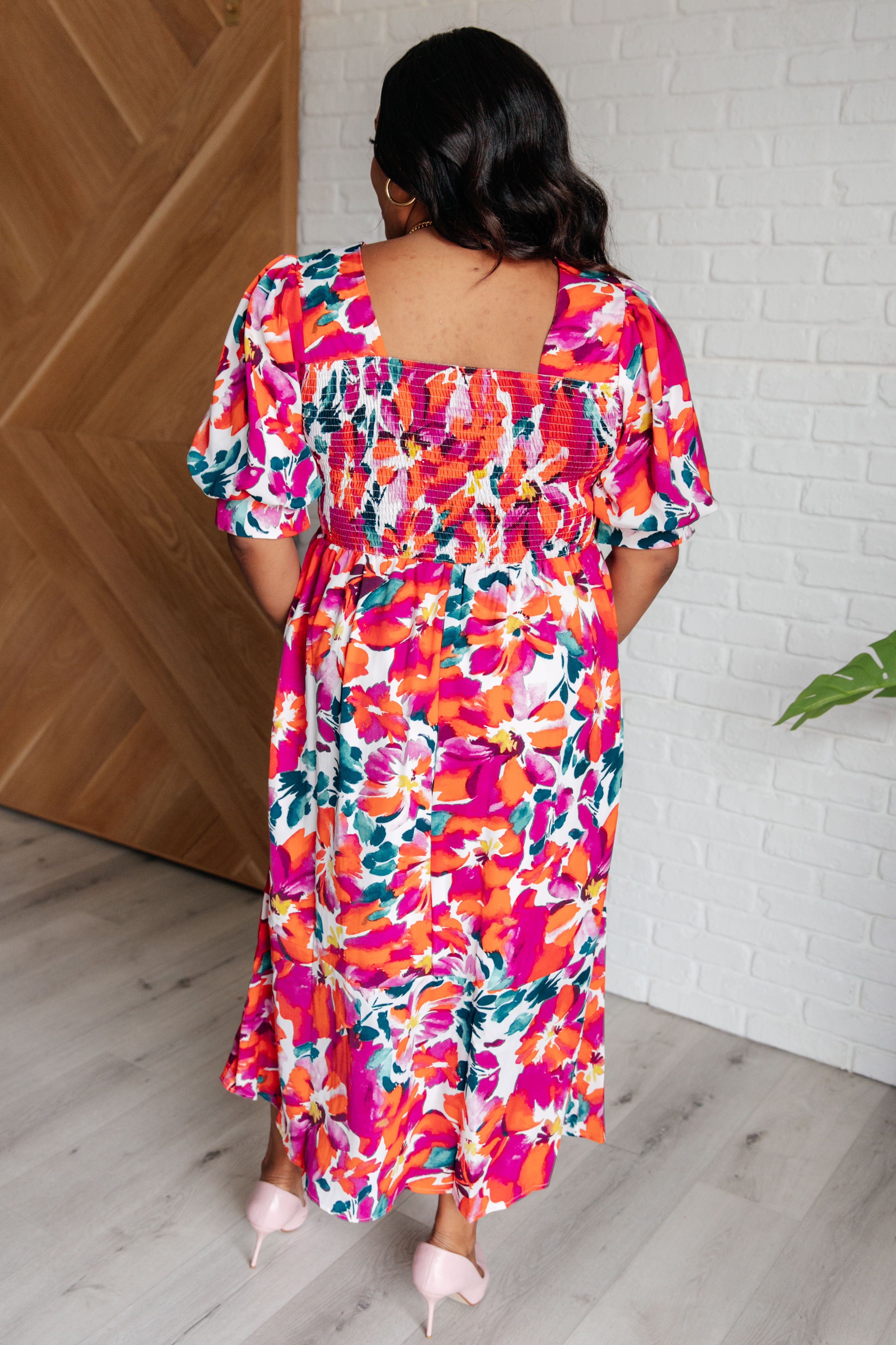 Center & Main Stroll in the Park Floral Dress Dresses