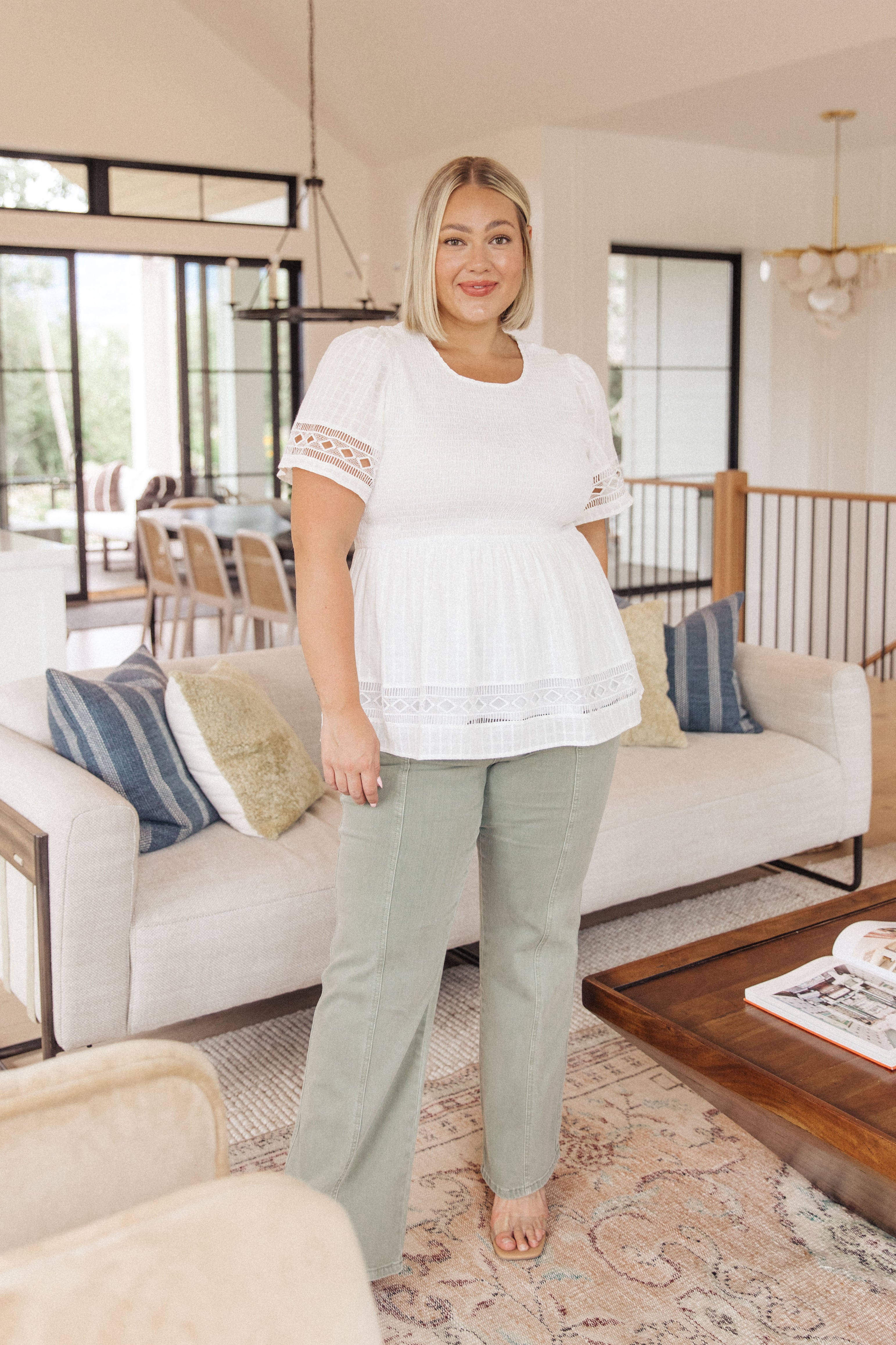 Polagram Sweet Sister Peplum Blouse Tops