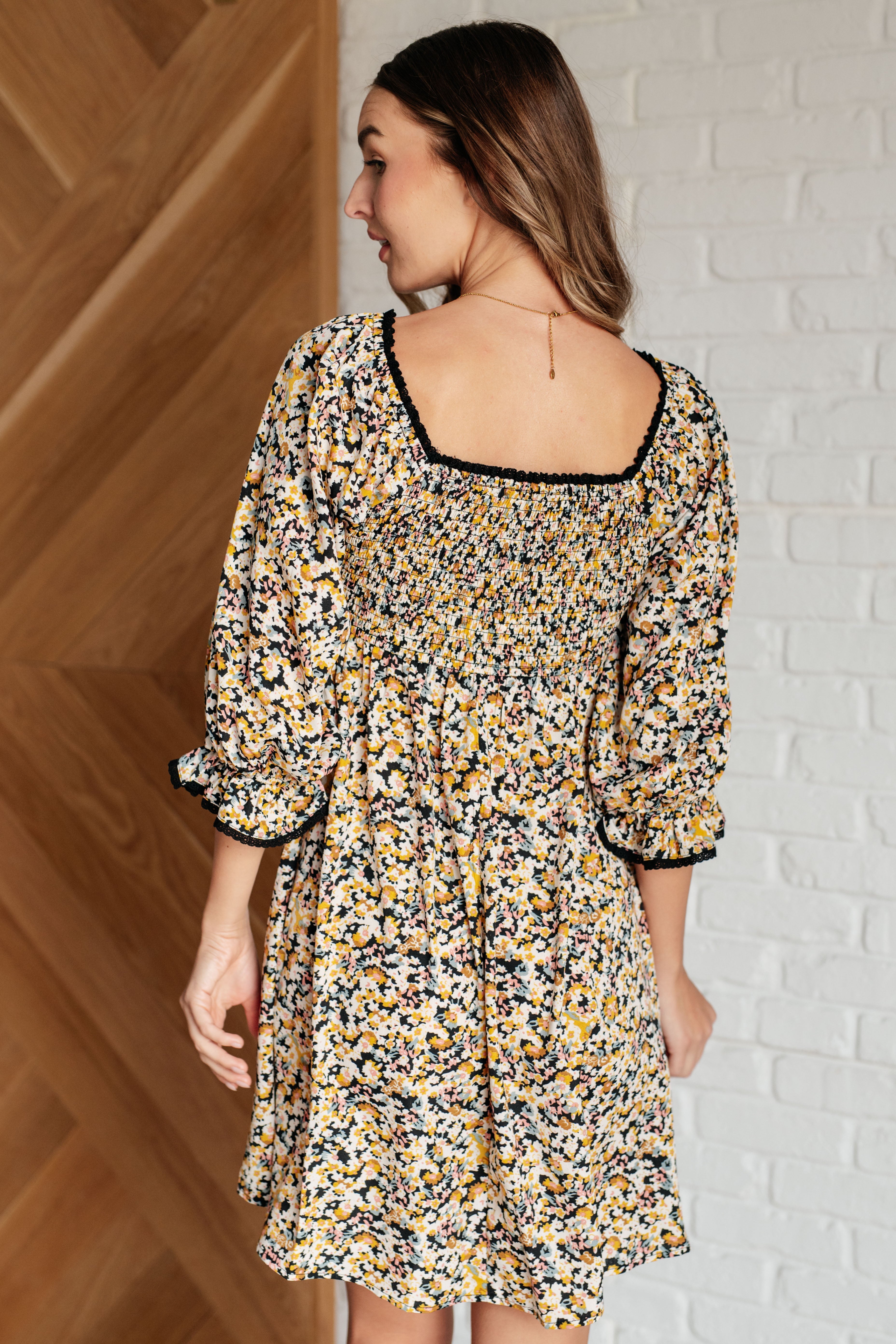 Jodifl Sweet Solitude Floral Babydoll Dress Dresses