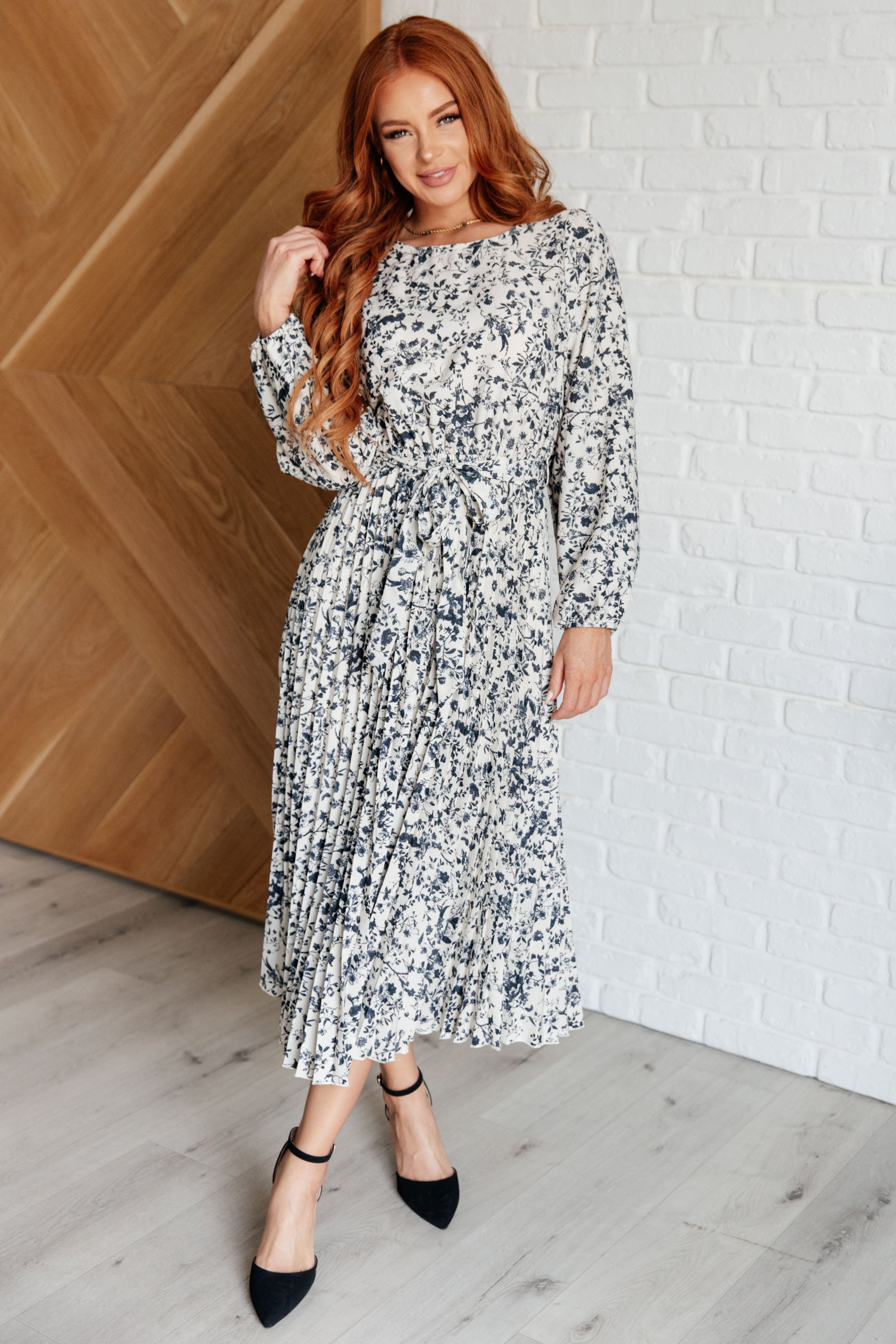 Polagram Tea Time Pleated Dress Dresses