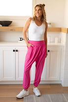 Rae Mode The Motive Slouch Jogger in Hot Pink Bottoms