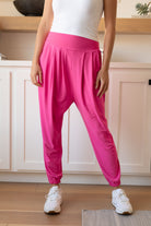 Rae Mode The Motive Slouch Jogger in Hot Pink Bottoms
