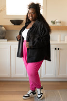 Rae Mode The Motive Slouch Jogger in Hot Pink Bottoms