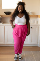 Rae Mode The Motive Slouch Jogger in Hot Pink Bottoms