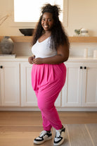 Rae Mode The Motive Slouch Jogger in Hot Pink Bottoms