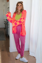 Rae Mode The Motive Slouch Jogger in Hot Pink Bottoms