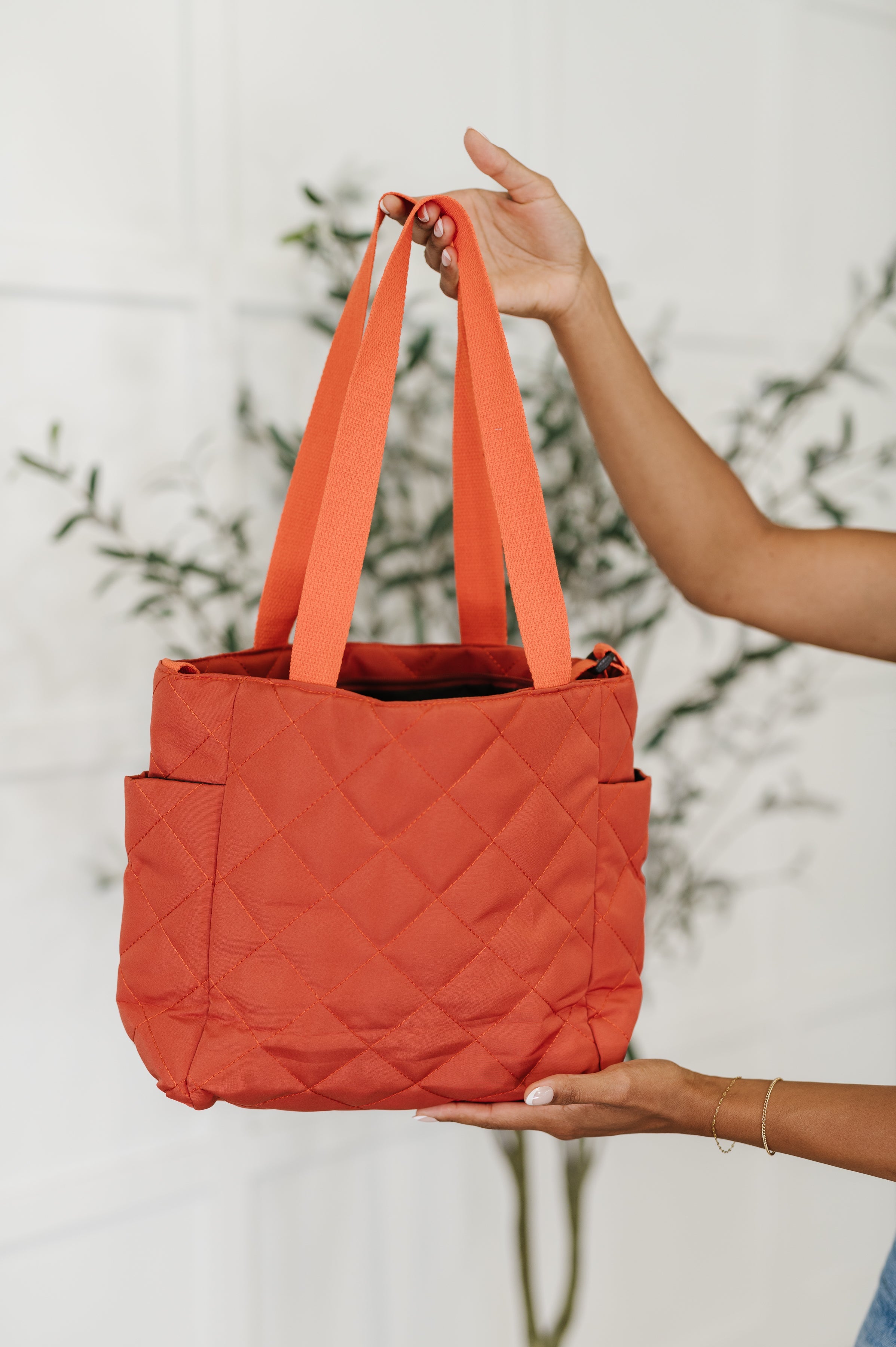 There She Goes Bag in Tomato OS Womens