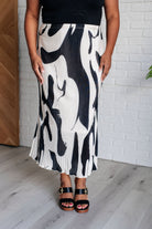 One Eleven North Thoroughly Modern Plisse Midi Skirt Skirts