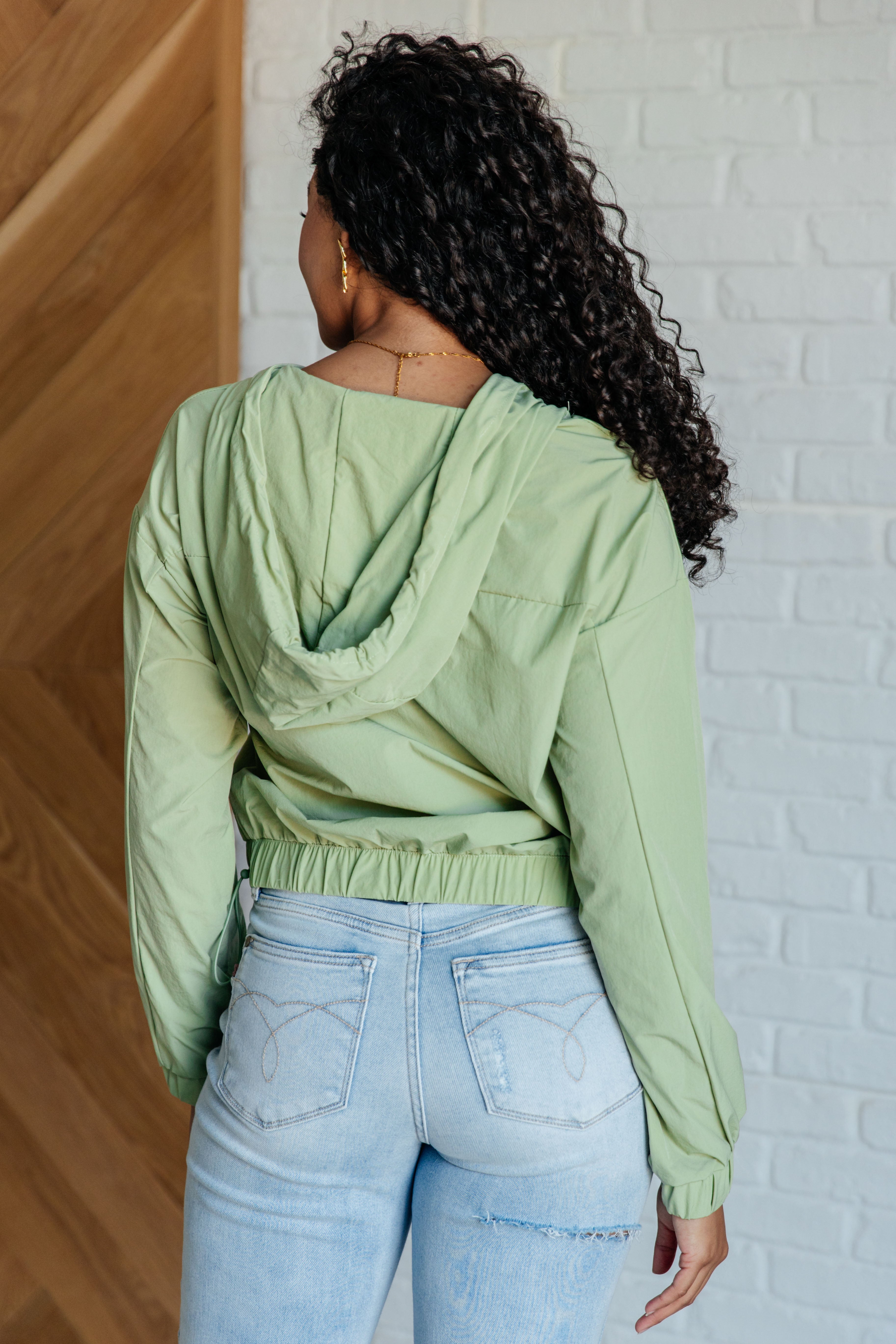 White Birch Tomorrow's Forecast Hooded Windbreaker Coats & Jackets