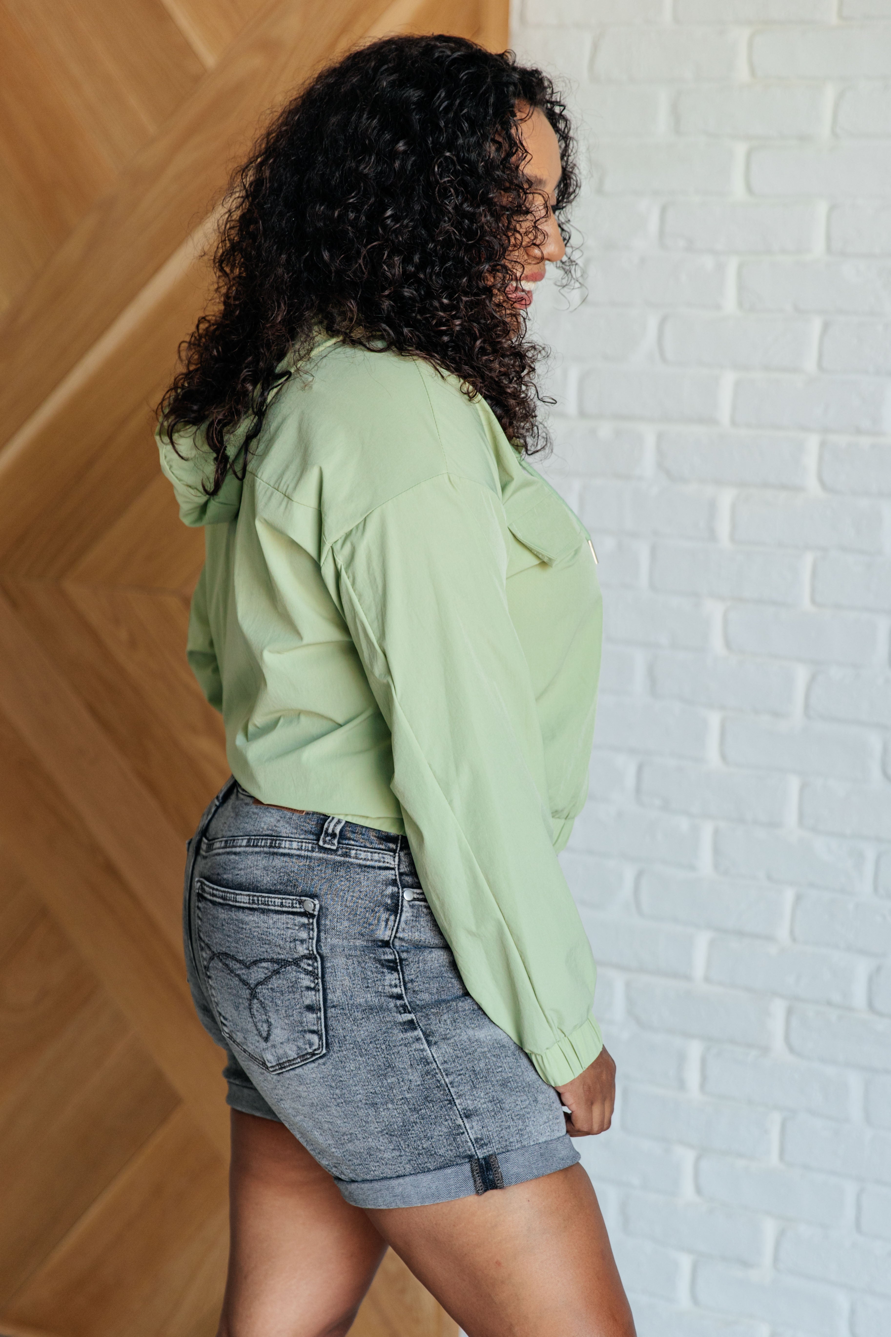 White Birch Tomorrow's Forecast Hooded Windbreaker Coats & Jackets