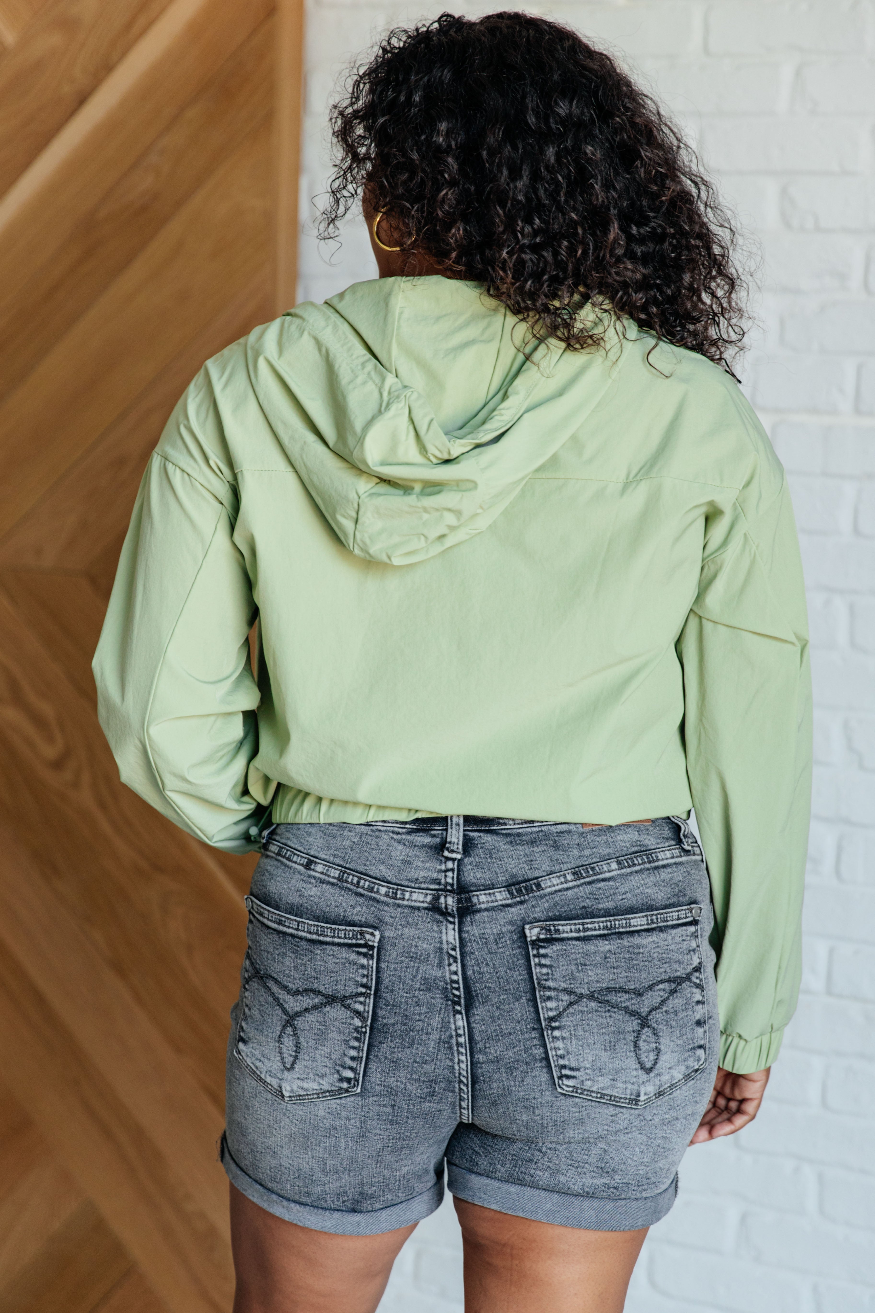 White Birch Tomorrow's Forecast Hooded Windbreaker Coats & Jackets