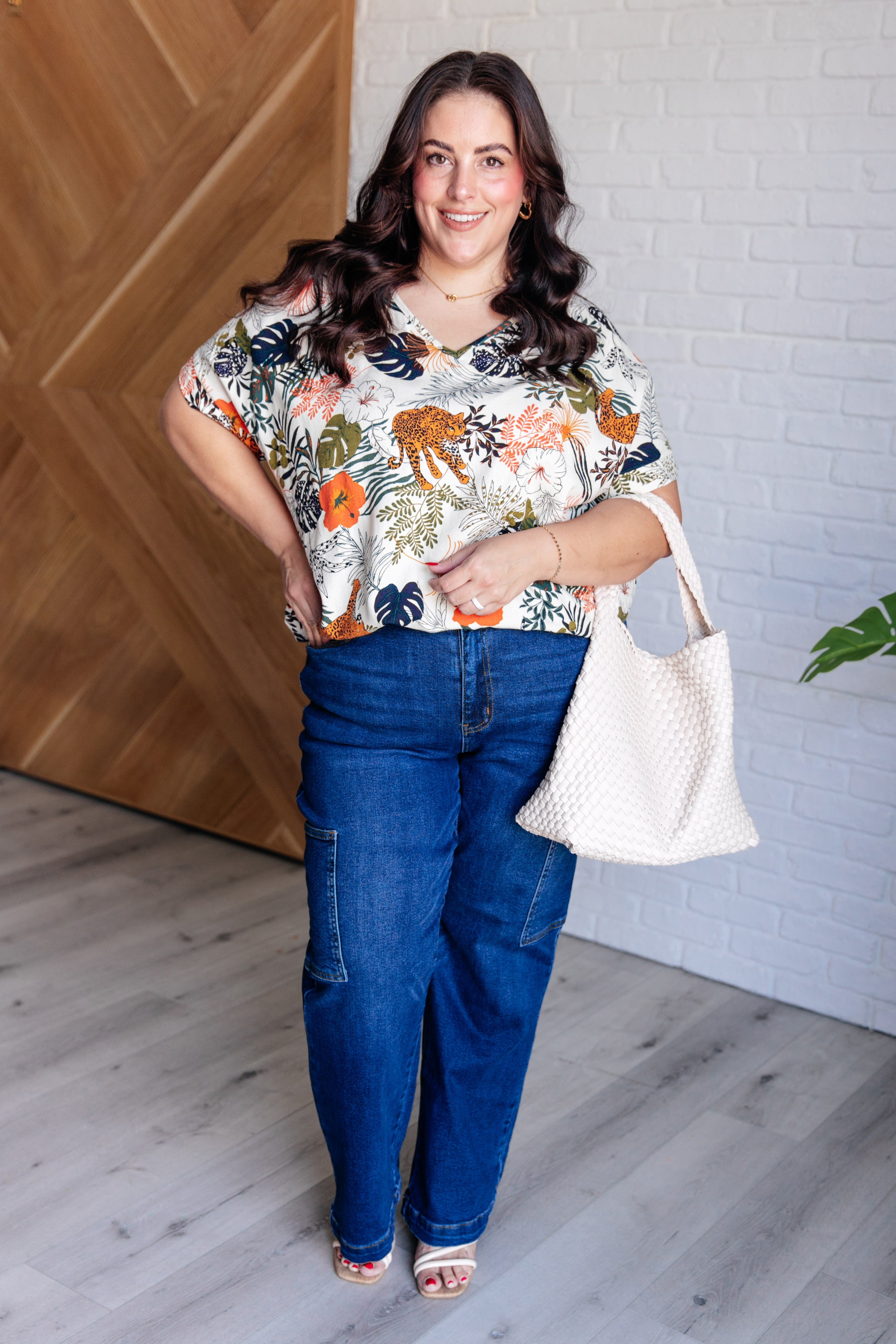 GeeGee Truly Paradise Dolman Sleeve Blouse Shirts & Tops