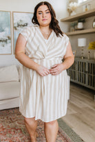 Andree By Unit Twisted and Tailored Striped Dress Dresses