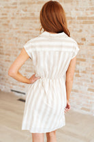 Andree By Unit Twisted and Tailored Striped Dress Dresses
