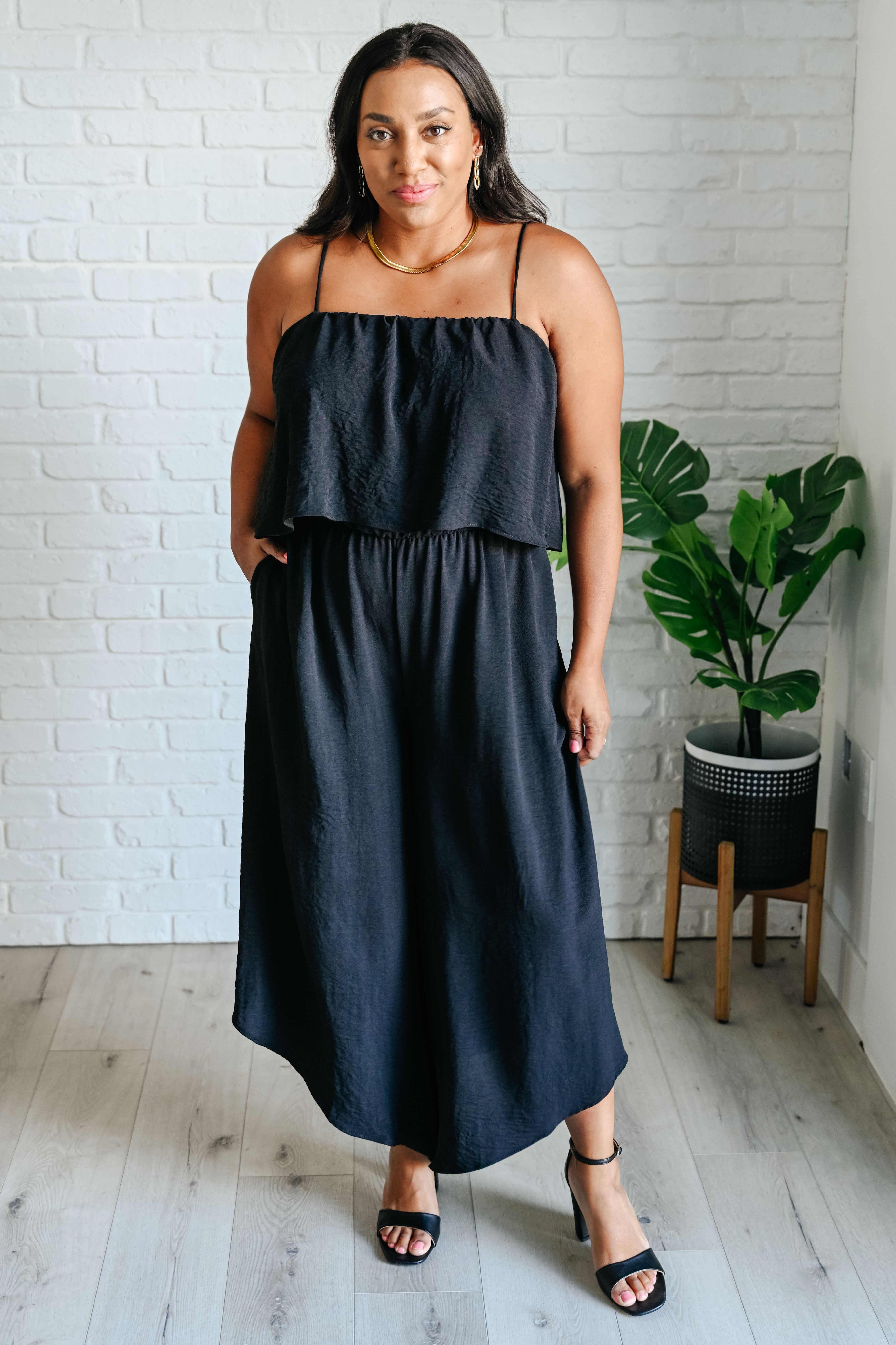 Sew in Love When All is Said and Done Spaghetti Strap Jumpsuit Jumpsuits & Rompers