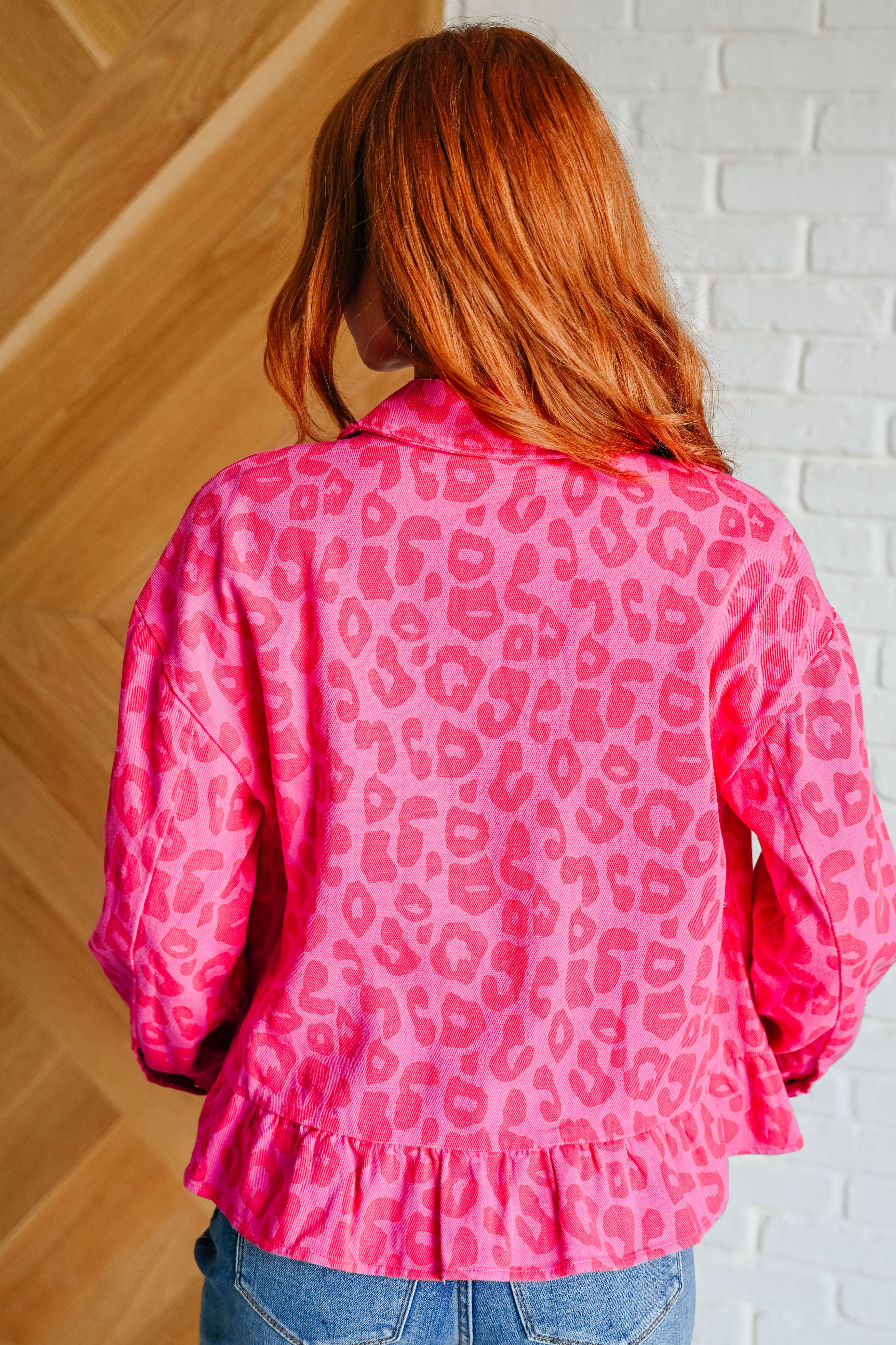Jodifl Wild At Heart Animal Print Button Down Shirts & Tops
