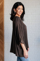 Andree By Unit Wishy Washy Mineral Washed Oversized Top Shirts & Tops