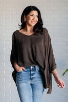 Andree By Unit Wishy Washy Mineral Washed Oversized Top Shirts & Tops