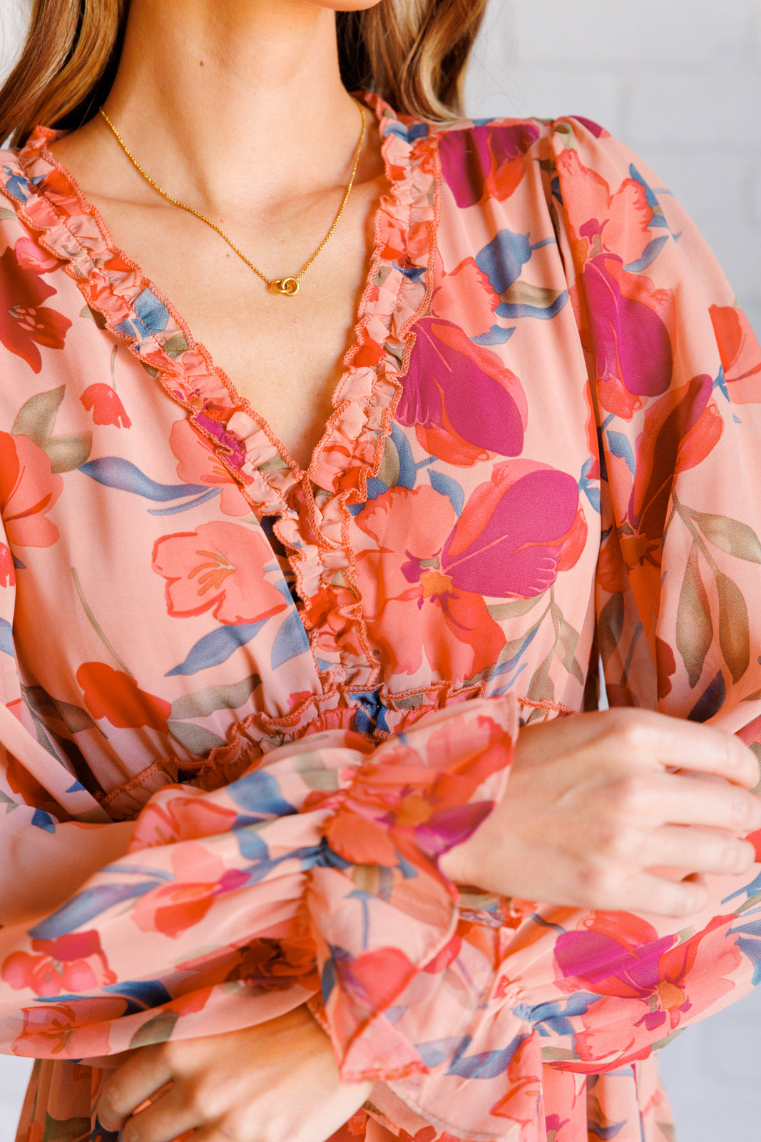 Jodifl You And Me Floral Dress Dresses