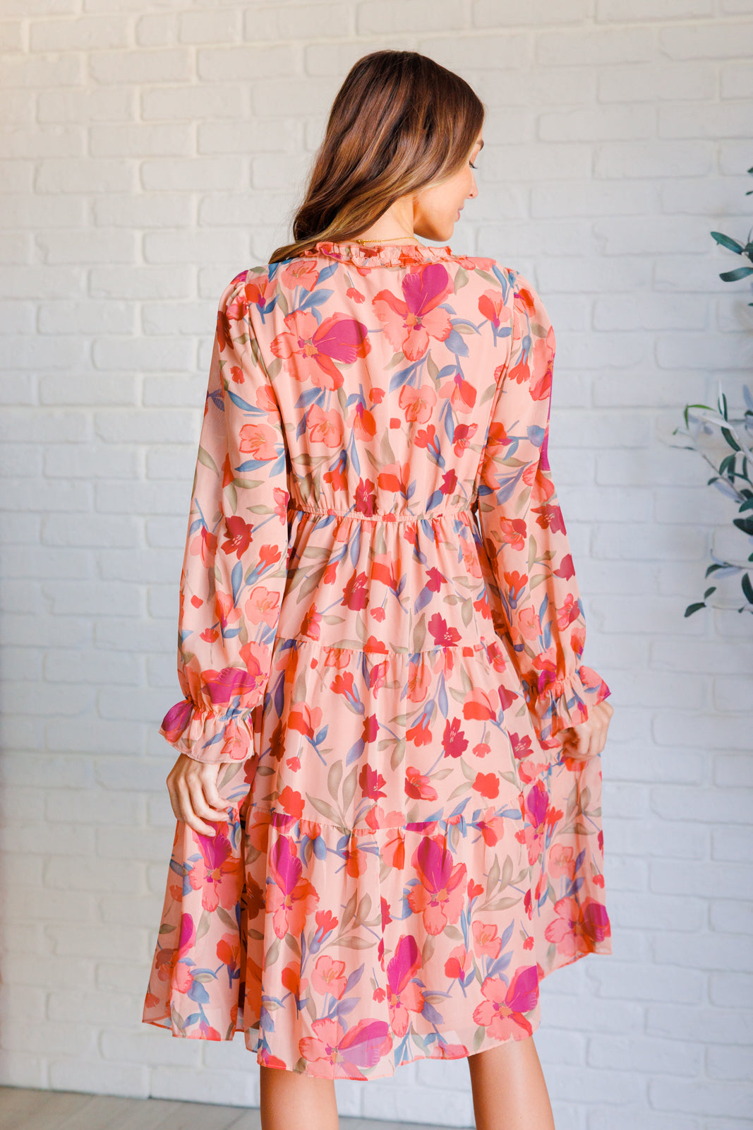 Jodifl You And Me Floral Empire Waist Midi Dress Dresses