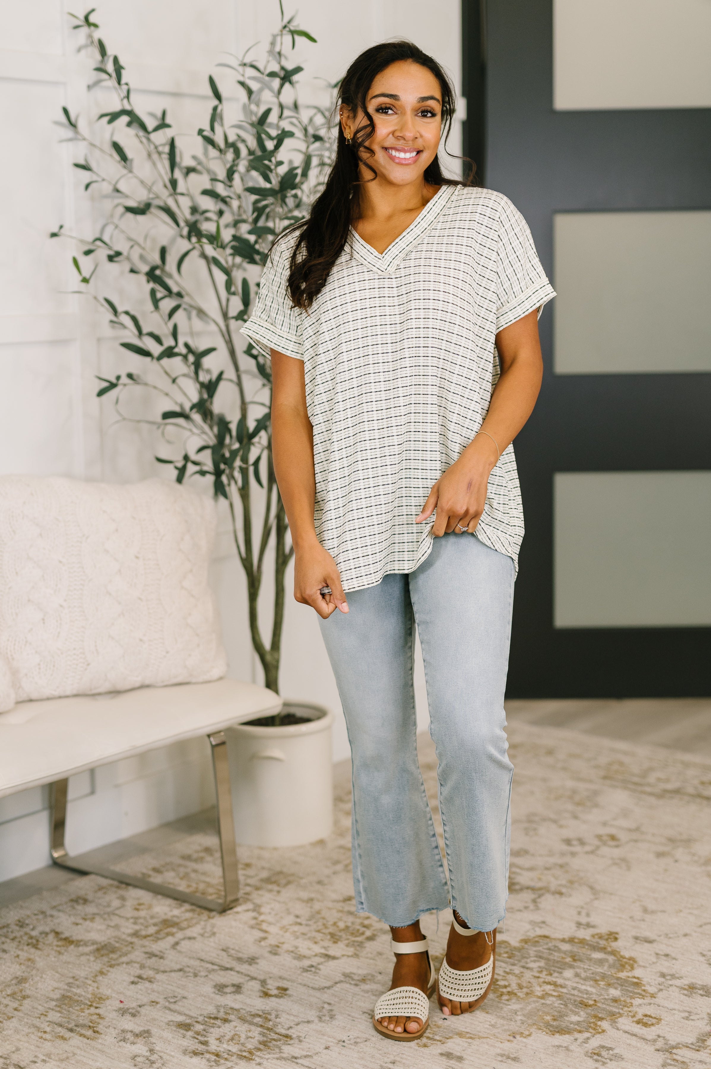Heimish You Just Get It V-Neck Top Womens