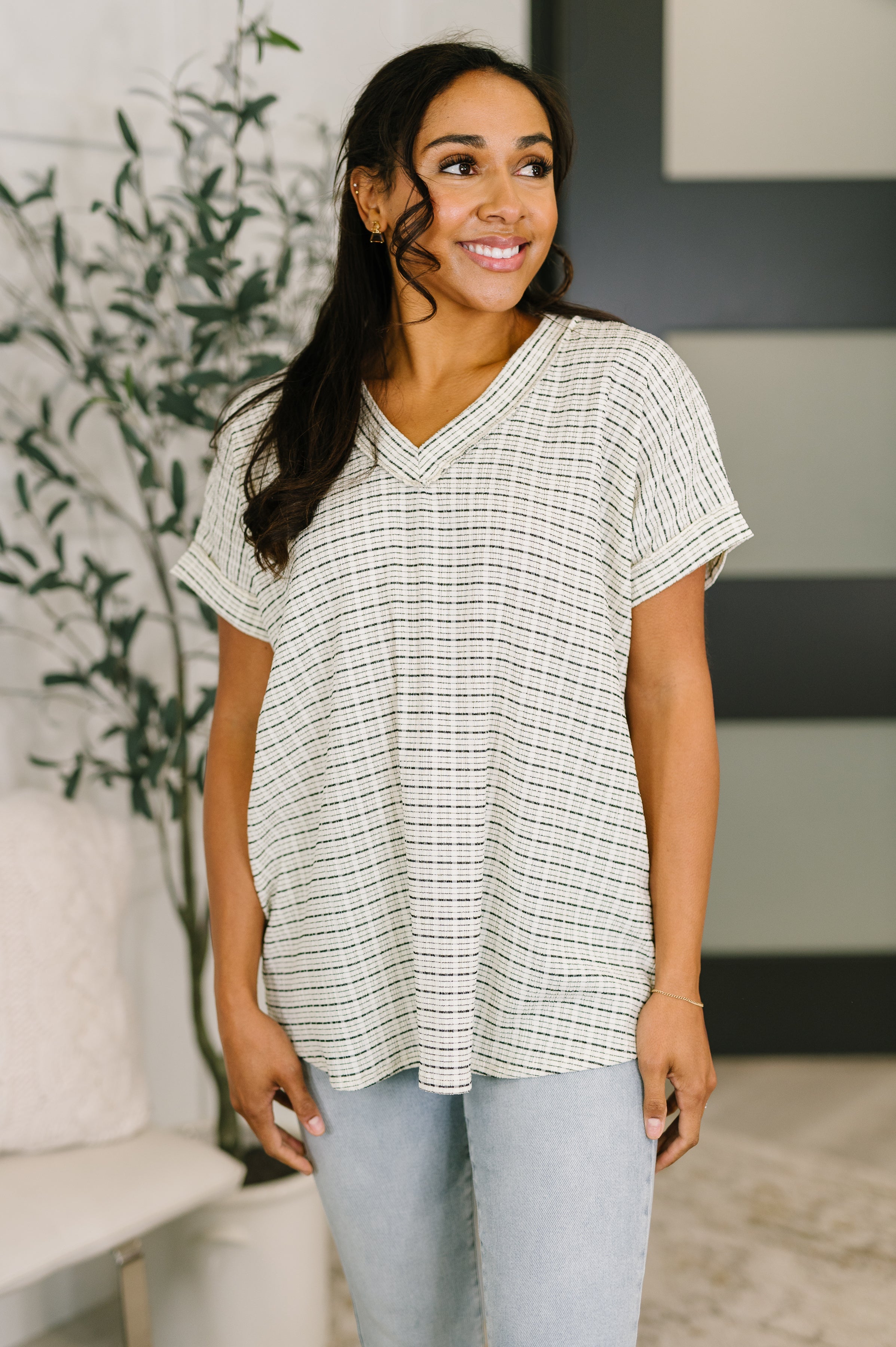 Heimish You Just Get It V-Neck Top Womens
