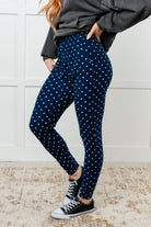 Your New Favorite Joggers in White Polka Dot Pants