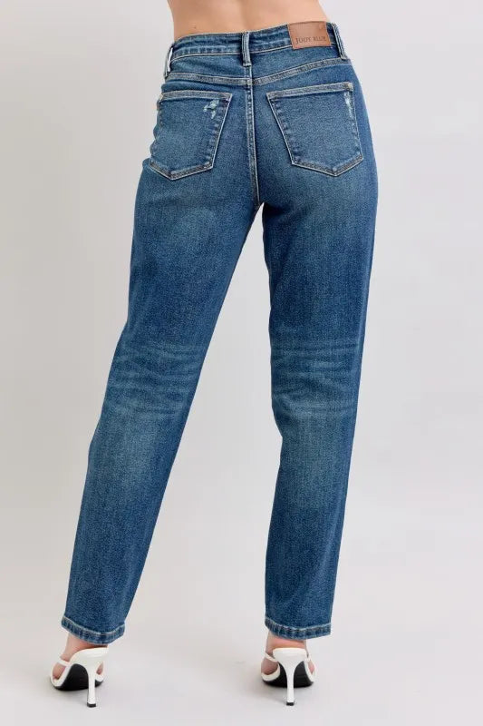 Judy Blue High Waisted Rigid Magic Straight Leg Jeans