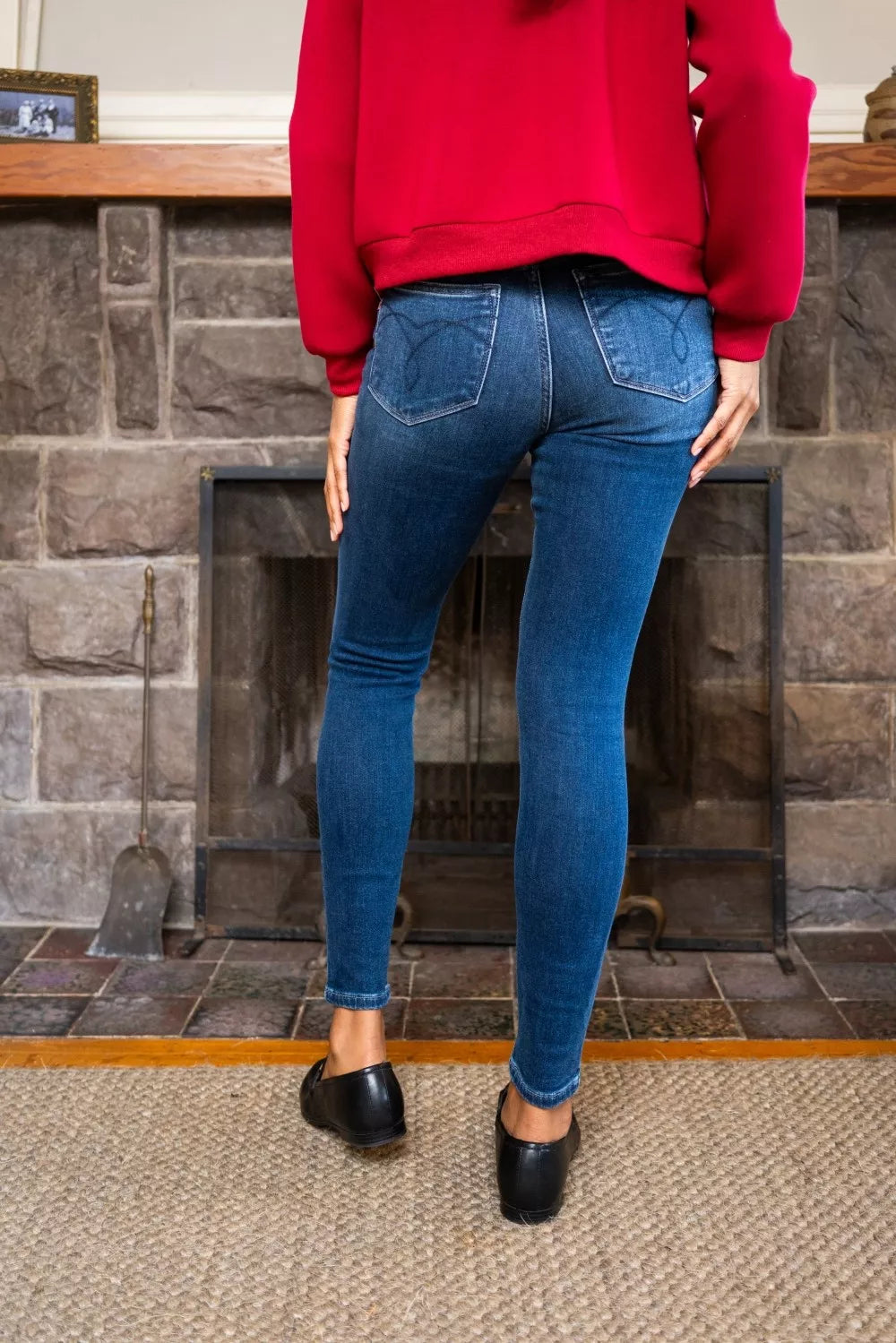Judy Blue Washed Thermal Skinny Jeans