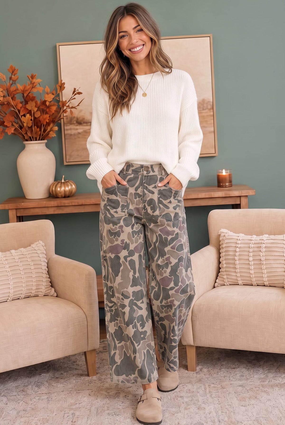 Kori Blending In Camo Cargo Pants