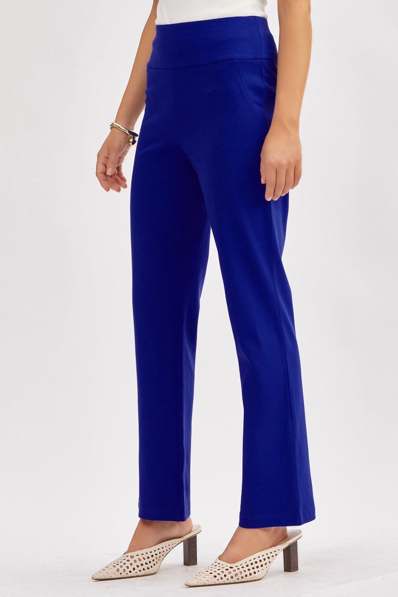 Dear Scarlett Magic Straight Pants French Royal Womens