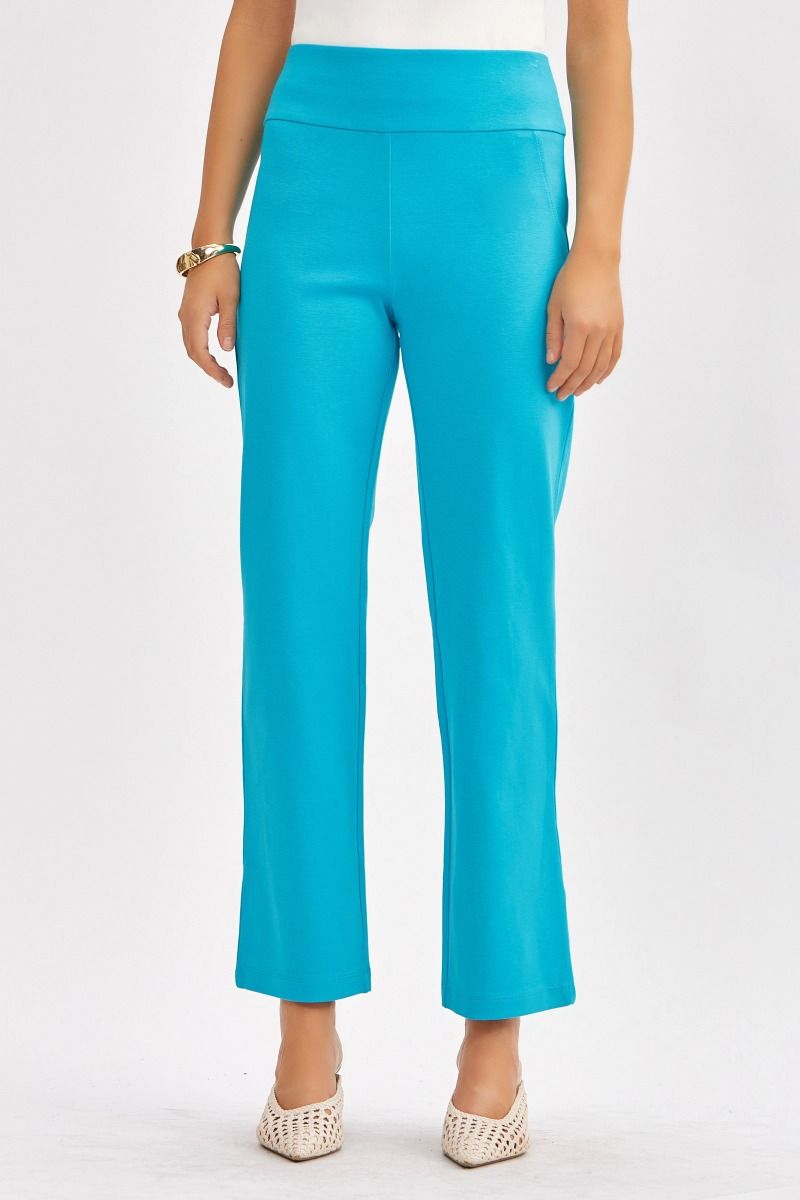 Dear Scarlett Magic Straight Pants Tropic Teal Womens