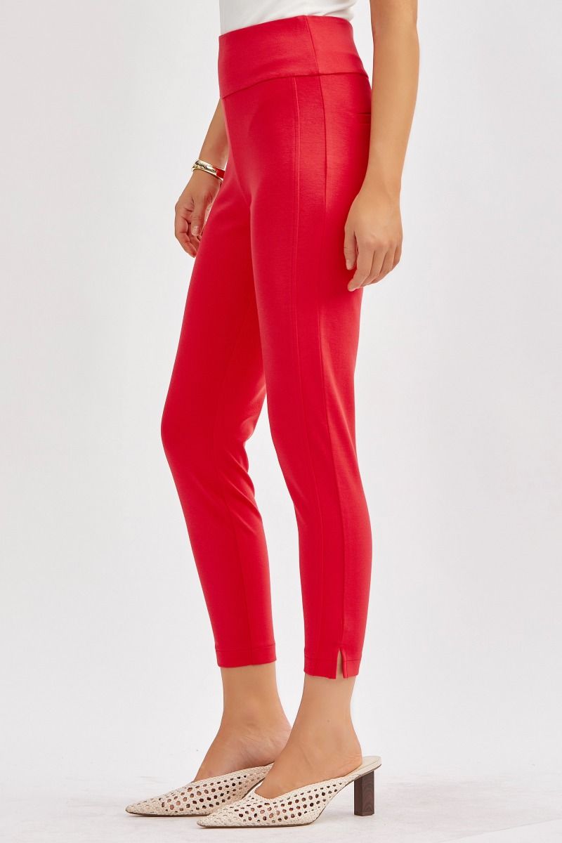 Dear Scarlett Magic Crop Skinny Pants - Colors! Dragon Fruit Womens