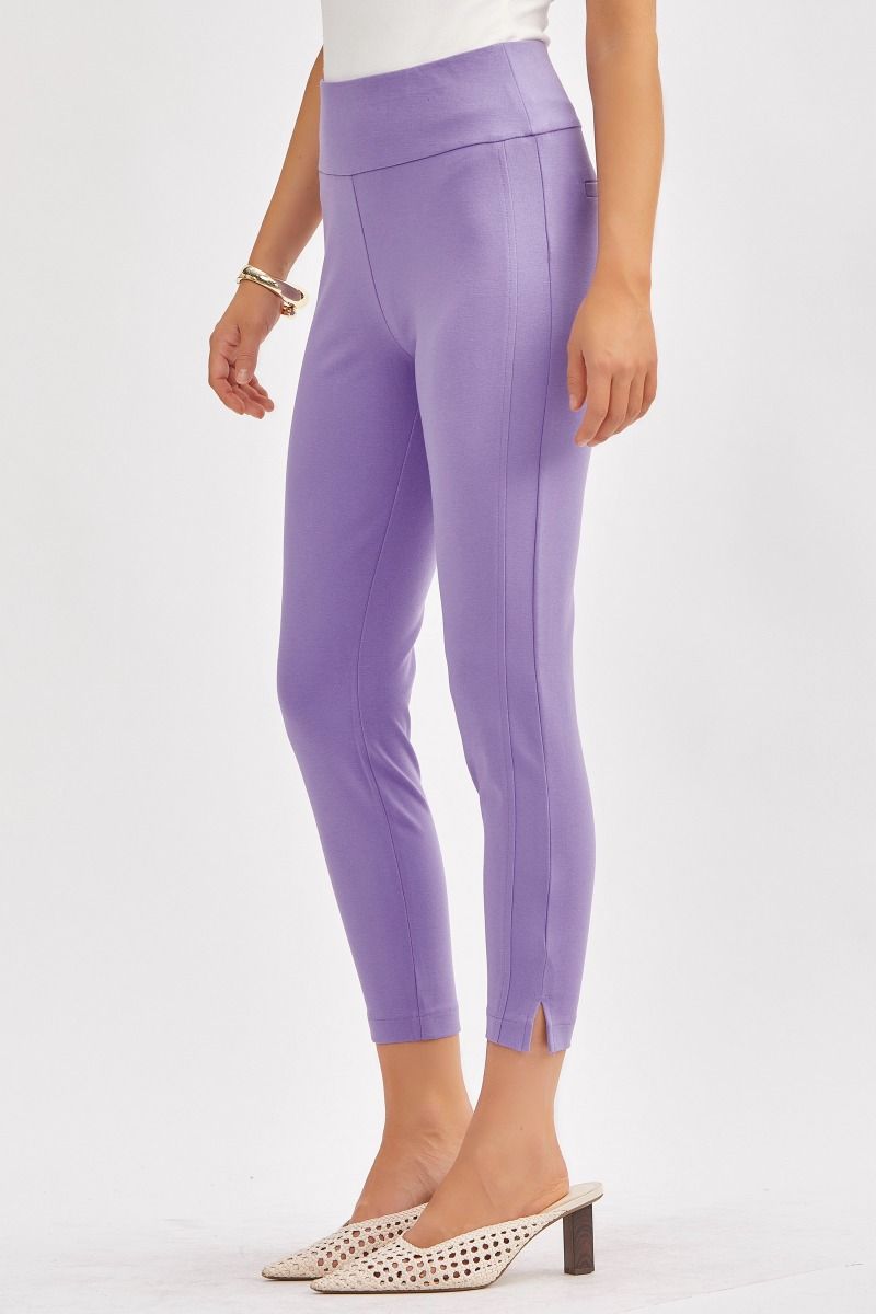 Dear Scarlett Magic Crop Skinny Pants - Colors! Violet Womens
