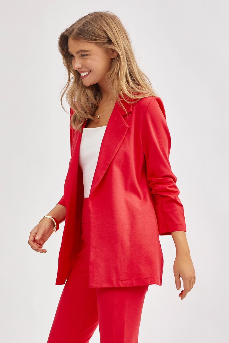 Dear Scarlett Magic 3/4 Blazer Womens