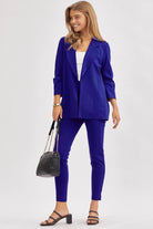 Dear Scarlett Magic 3/4 Blazer French Royal Womens
