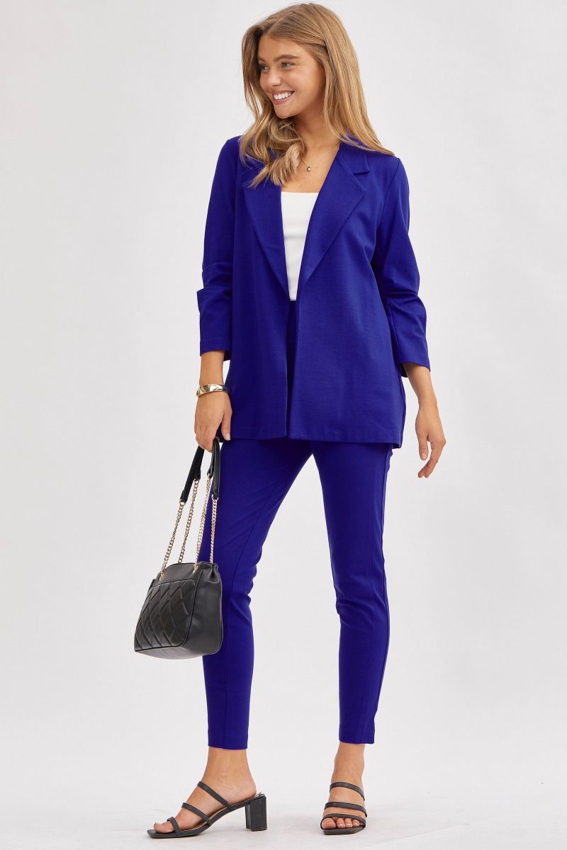 Dear Scarlett Magic 3/4 Blazer French Royal Womens