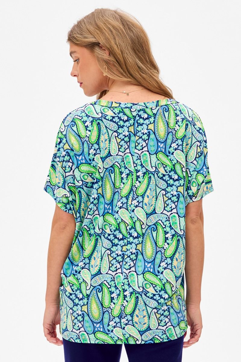 Dear Scarlett Paisley Sadie Top Womens