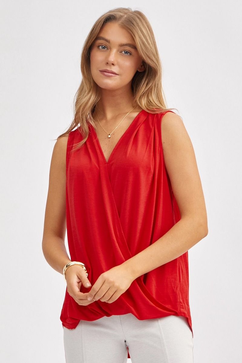 Dear Scarlett Charming Tank Top- 8 colors! Red Womens