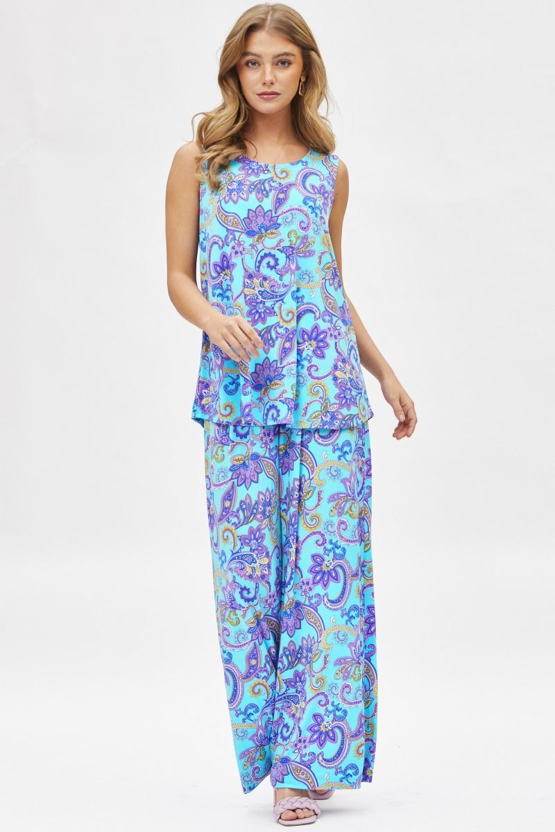 Dear Scarlett Sunkissed Set in Purple/Aqua Womens