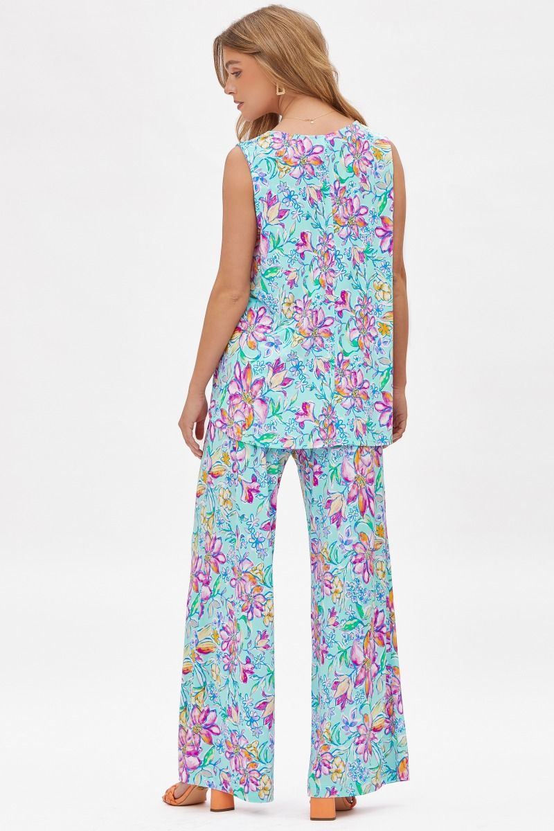 Dear Scarlett Sunkissed Set in Pink/Aqua Womens